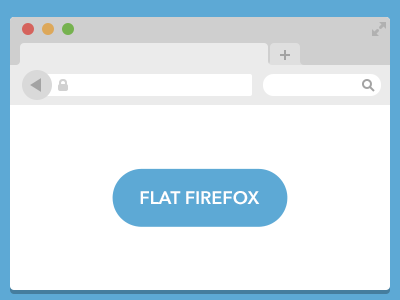 Flat Firefox browser firefox flat freebie ui user interface vector
