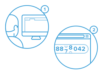 Step Icons circle flow icons illustration outline steps ui ux web