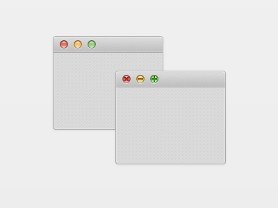 OSX Lion Elements 01 apple close gray green lion mac maximize minimize modal osx red ui user interface windows