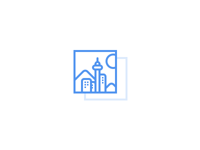 City Snap city icon illustration logo ui ux