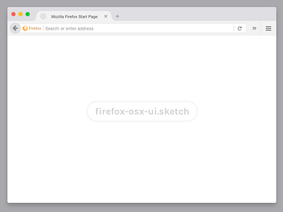 Flat Firefox Ui Sketch asset browser comp firefox free sketch ui