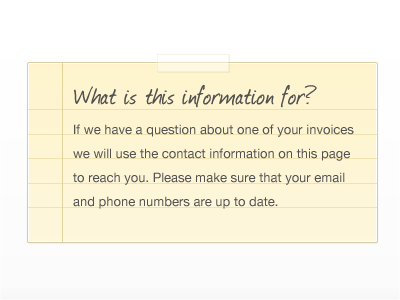 Note alert help note paper ruled user interface web yellow