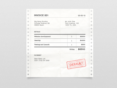Invoice - WIP blank slate default icon invoice letter paper payment ui user interface web white zencash