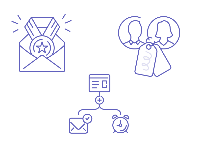 Feature Icons outline illustration ux ui features icons