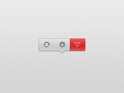 Heart Tooltip glyphs heart icons popup red settings tooltip ui user interface
