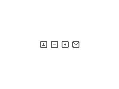 Square Icons action add icons invoice mail outlined ui user user interface vector web