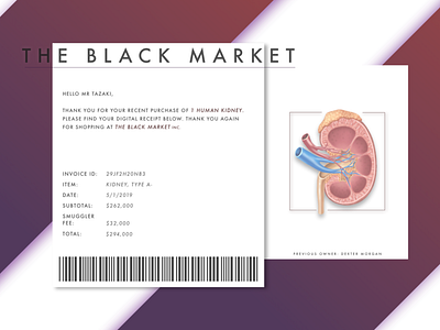 Email Receipt - Black Market