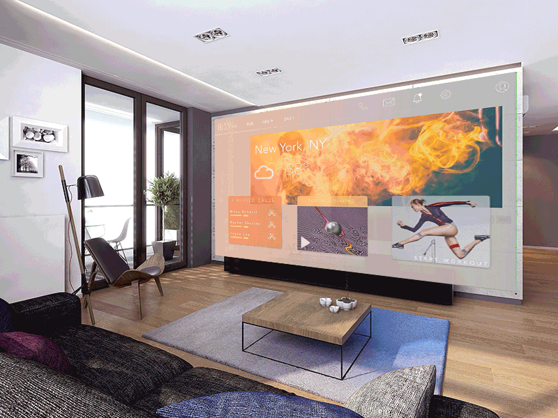 Augmented Reality Living Room Concept