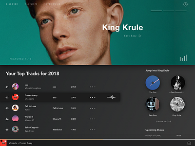 k r u l e app application desktop music music player