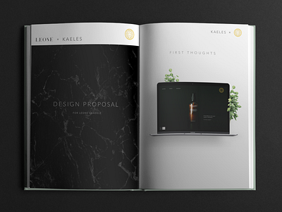 A Decent Proposal book design flat logo mockup proposal typography ui ux