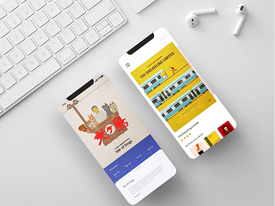 Alamo Drafthouse animation app branding daily ui design flat illustration interaction invision invision studio invisionstudio ios iphone x mockup prototype ui ux vector