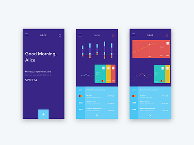 Bread II app banking app daily ui design finance flat invision invision studio ios iphone x mobile banking mockup money ui ux