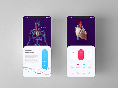 circuit animation daily ui fitness heath invision invision studio ios mobile app mobile app design mockup wellness