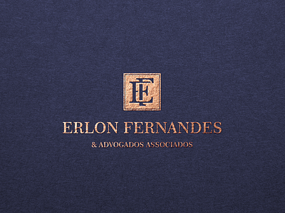 Erlon Fernandes Advogados Associados lawyer logo logodesign