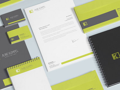 Aline Kumpel Arquietura architecture arquiterura logo logodesign stationery