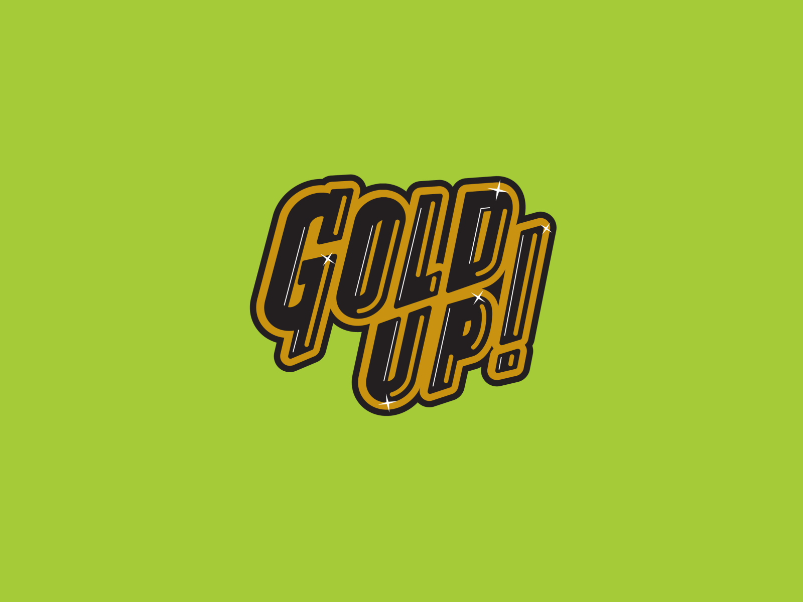 Gold Up! by Ally Thatcher on Dribbble