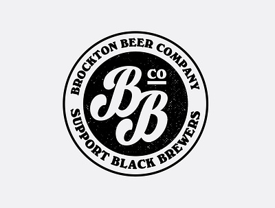 Brockton Beer Co. beer logo branding custom type logo logo design typogaphy