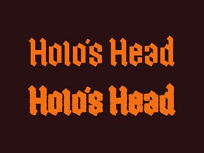 Holo s Head Logotype