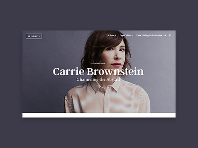52 Insights design desktop minimal typography website