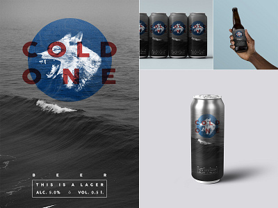 Cold One | Beer label beer beer art beer branding beer label brand identity branding design identity illustration typography