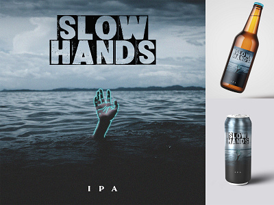 Slow Hands Beer label.