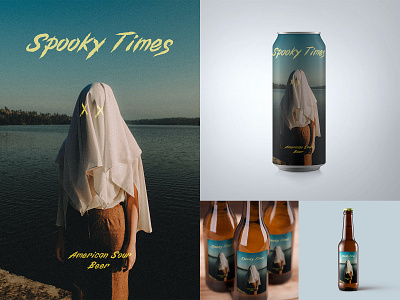 Spooky Times beer label design