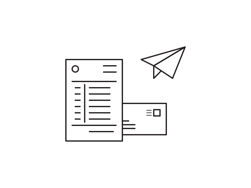 Invoice illustration invoicing invoice