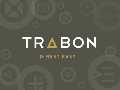 Trabon Logo branding logo typography