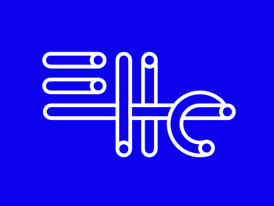 Event Horizing Consulting - logo blue brand branding colour graphic design lineart logo mark
