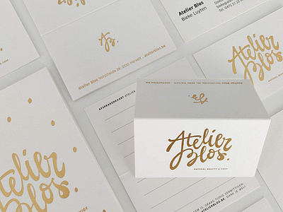 Atelier Blos - brand identity for a beauty institute