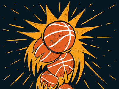 Phoenix Suns Illustration