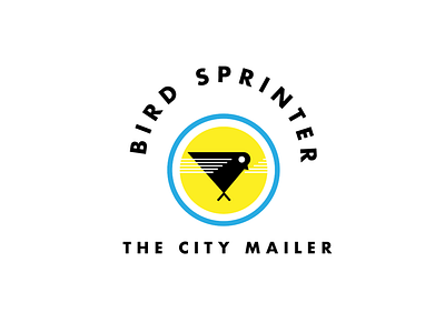 Bird Sprinter city idea logo mail