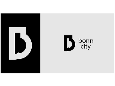 b for Bonn b bonn city designer logo mark minimalism