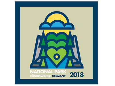 Poster germany love national nature outdoor park poster