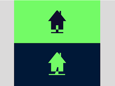 House 1 & 2 cabins home house life logo simple vacation