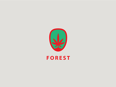 For resting your mind bold canada cannabis forest logo rest