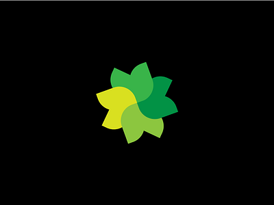 Green spark/logo