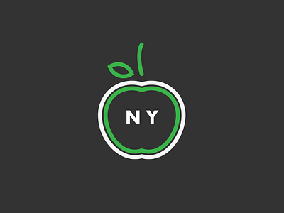 Biggest apple apple branding city lifestyle logo new york