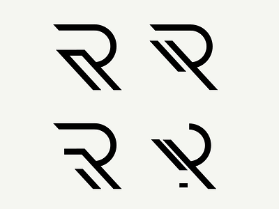 R bold branding designer logo mark minimalist r typography