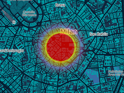 Heatmap application data esri gis interactive map ui ux web