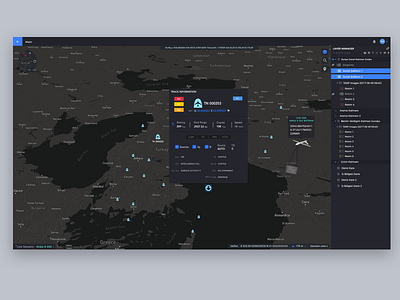 Dark İnformation Ui dashboard data gis information interaction layer map uav ui ux web