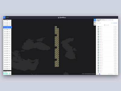 Data based Timeline dashboard data gis information interaction layer map timeline uav ui ux web