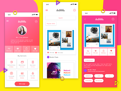 Dribbble app