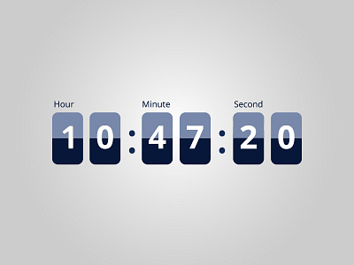 Countdown Timer countdown dailyui simple timer