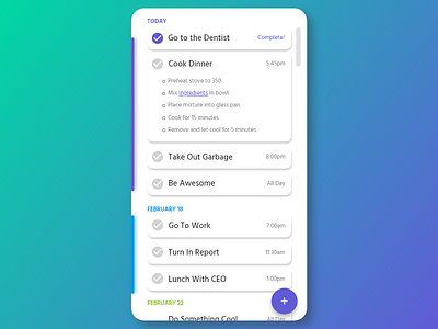 To Do List - Daily UI daily daily ui list mockup to do ui