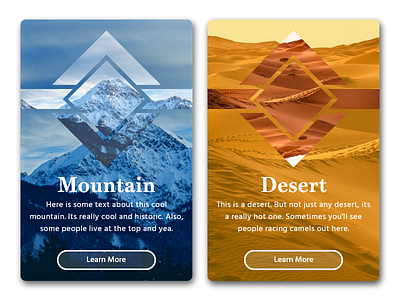 Info Cards - Daily UI card daily daily ui design info material nature photos simple ui