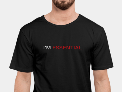 Covid 19 T-Shirt Design color design essential workers graphics illustration illustrator logo t shirt design t shirt designer team building