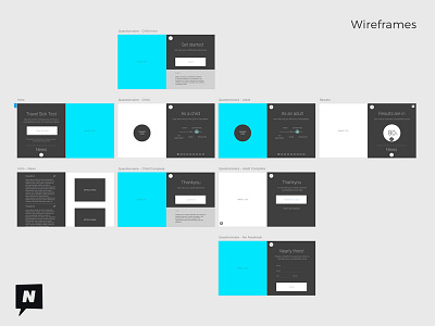 Wireframe App Tinkering Blue app blue wireframe