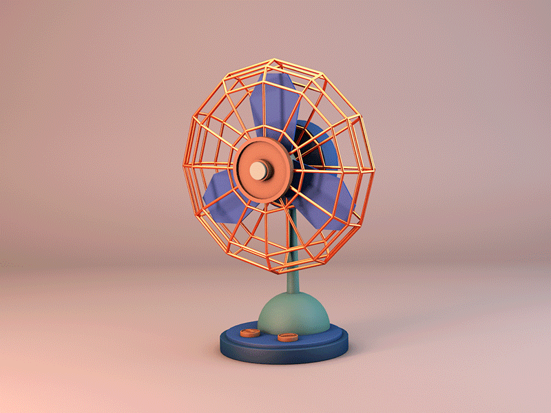 Electric fan by yongjie zhang on dribbble