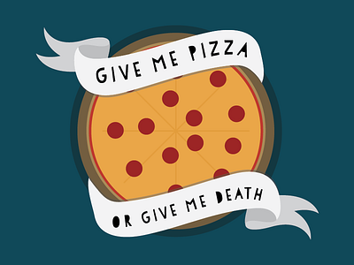 Give Me Pizza! illustration pizza vector